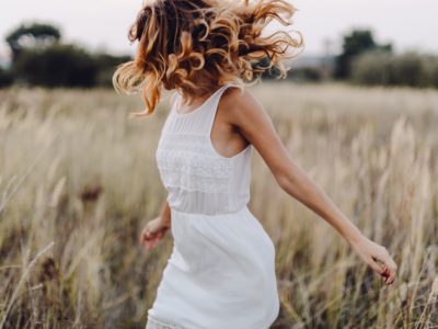 Young woman outdoor enjoying the sunset